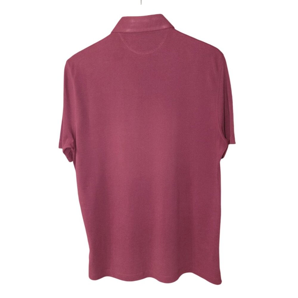 Brunello Cucinelli Burgundy Polo EU 48 NWT 100% Cotton - Picture 2 of 11
